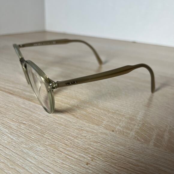 Prada VPR13T-F VAW-1O1 Eyeglasses Transparent Gray Beige 51-20-145 Italy - Picture 3 of 8
